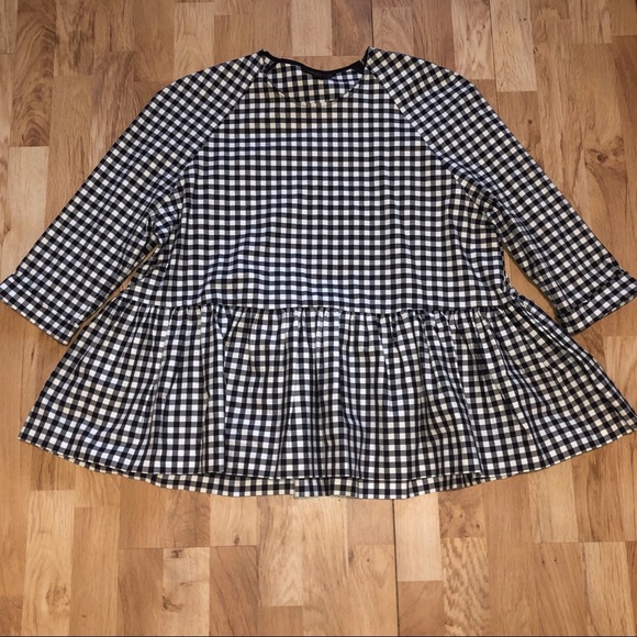 Victoria Beckham for Target Tops - Victoria Beckham for Target Gingham Peplum XL
